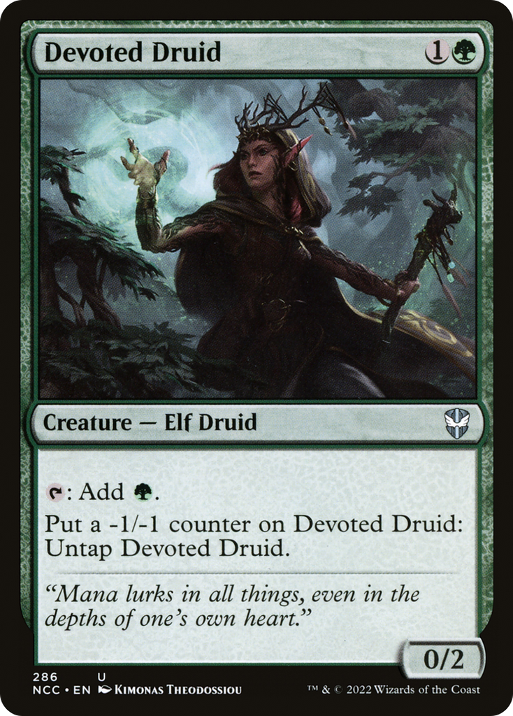 Magic: The Gathering - Devoted Druid - New Capenna Commander