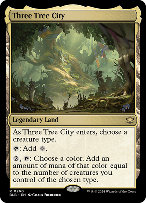 Magic: The Gathering - Three Tree City Foil - Bloomburrow
