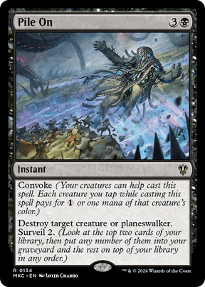 Magic: The Gathering - Pile On - Murders at Karlov Manor Commander