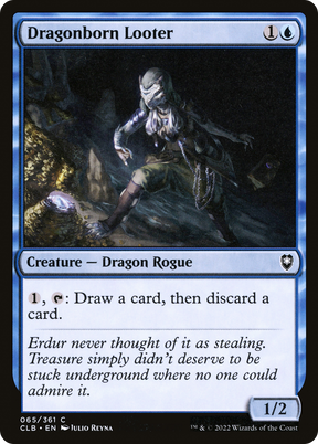 Magic: The Gathering - Dragonborn Looter - Commander Legends: Battle for Baldur's Gate