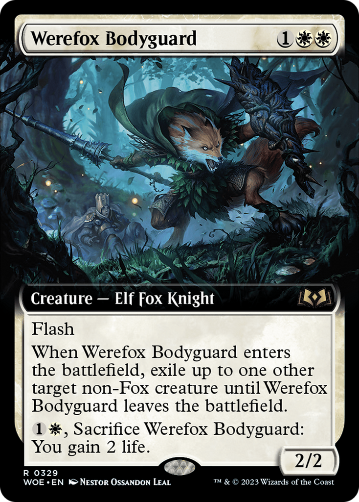 Magic: The Gathering - Werefox Bodyguard - Wilds of Eldraine