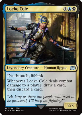 Magic: The Gathering - Locke Cole Foil - Final Fantasy