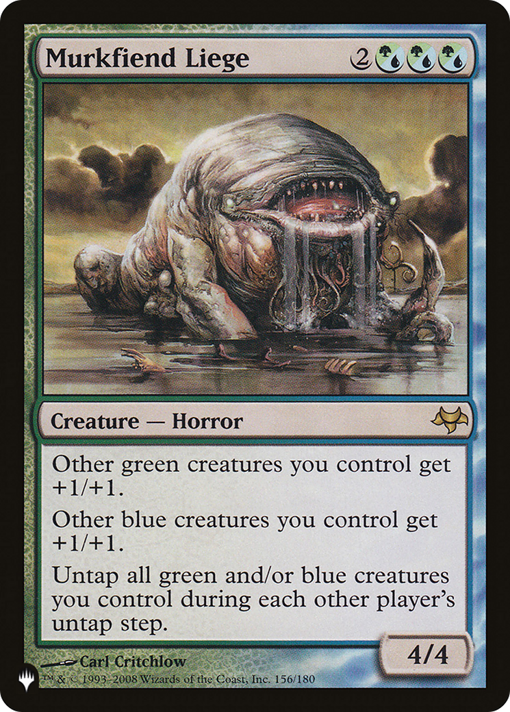 Magic: The Gathering - Murkfiend Liege - The List