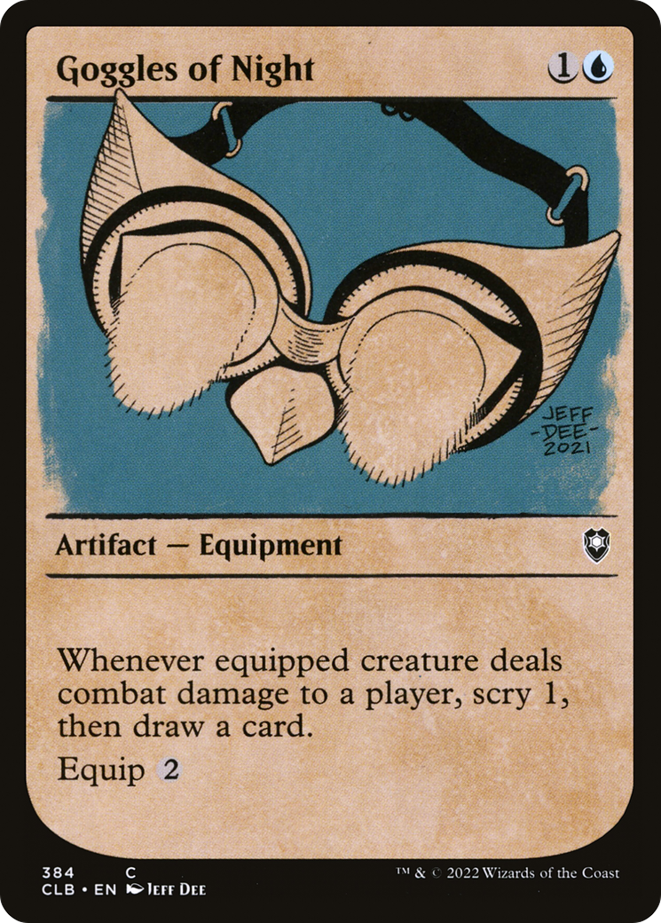 Magic: The Gathering - Goggles of Night - Commander Legends: Battle for Baldur's Gate
