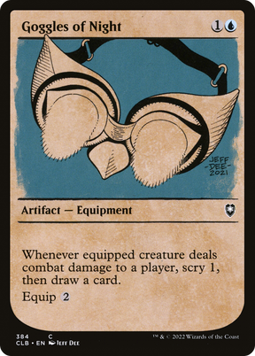 Magic: The Gathering - Goggles of Night - Commander Legends: Battle for Baldur's Gate