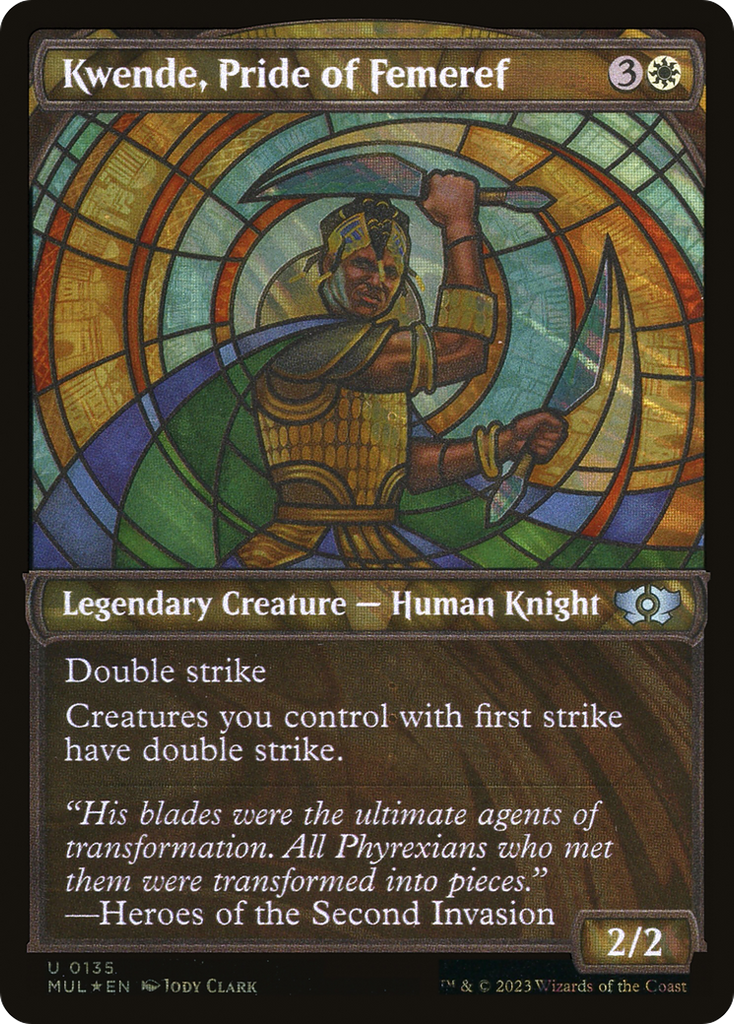 Magic: The Gathering - Kwende, Pride of Femeref Foil - Multiverse Legends