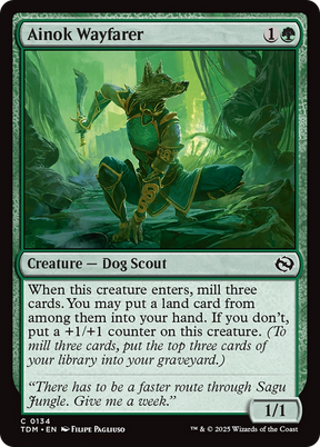 Magic: The Gathering - Ainok Wayfarer Foil - Tarkir: Dragonstorm