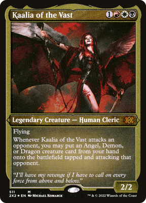 Magic: The Gathering - Kaalia of the Vast Foil - Double Masters 2022