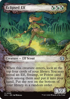 Magic: The Gathering - Eclipsed Elf - Lorwyn Eclipsed