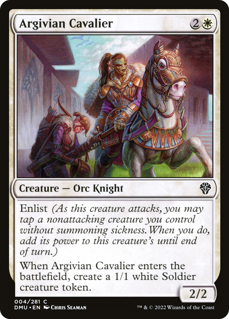 Magic: The Gathering - Argivian Cavalier Foil - Dominaria United