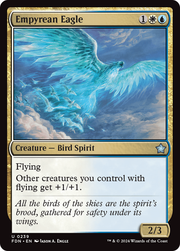 Magic: The Gathering - Empyrean Eagle Foil - Foundations