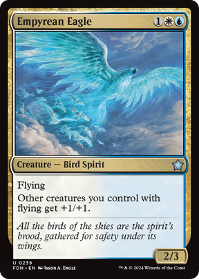 Magic: The Gathering - Empyrean Eagle Foil - Foundations