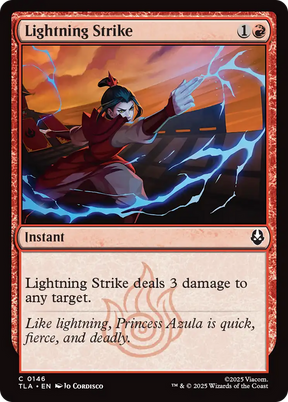 Magic: The Gathering - Lightning Strike - Avatar: The Last Airbender