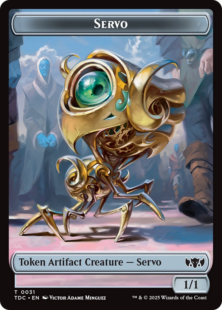 Magic: The Gathering - Servo Token - Tarkir: Dragonstorm Commander Tokens