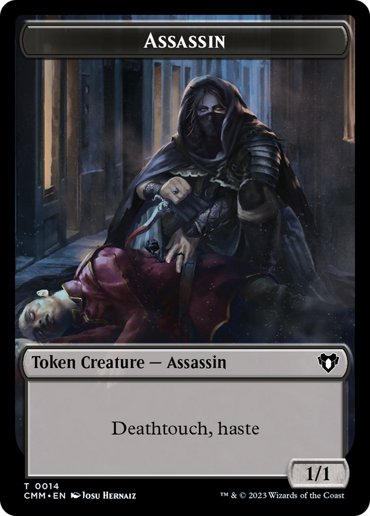 Magic: The Gathering - Assassin Token - Commander Masters Tokens