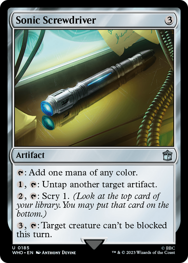 Magic: The Gathering - Sonic Screwdriver - Doctor Who