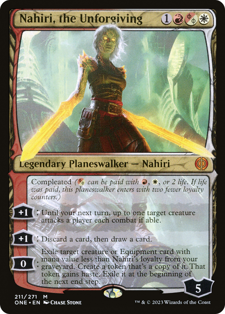 Magic: The Gathering - Nahiri, the Unforgiving - Phyrexia: All Will Be One