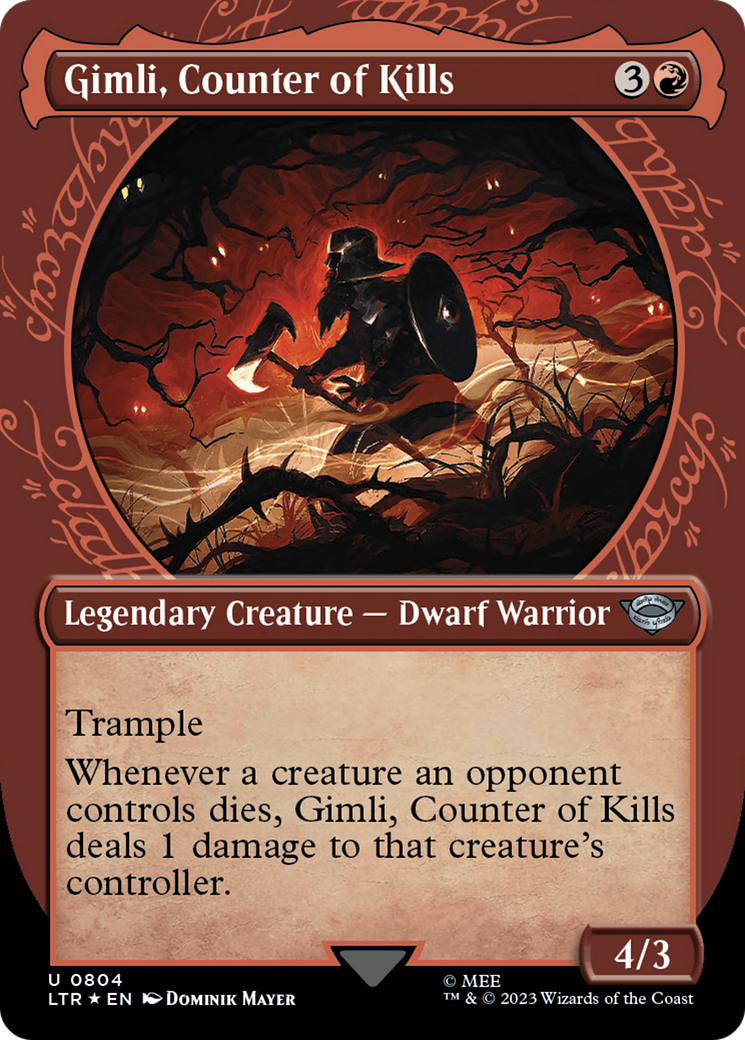 Magic: The Gathering - Gimli, Counter of Kills Foil - The Lord of the Rings: Tales of Middle-earth
