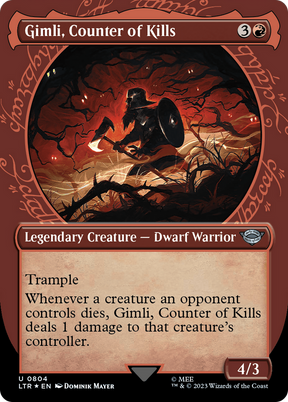 Magic: The Gathering - Gimli, Counter of Kills Foil - The Lord of the Rings: Tales of Middle-earth