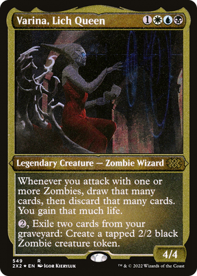 Magic: The Gathering - Varina, Lich Queen Foil - Double Masters 2022