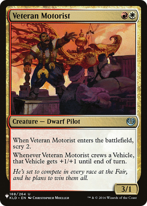Magic: The Gathering - Veteran Motorist - The List
