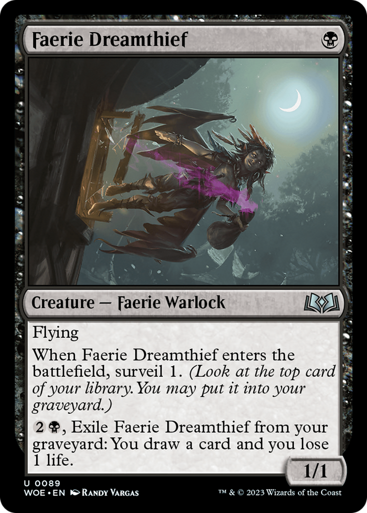Magic: The Gathering - Faerie Dreamthief - Wilds of Eldraine