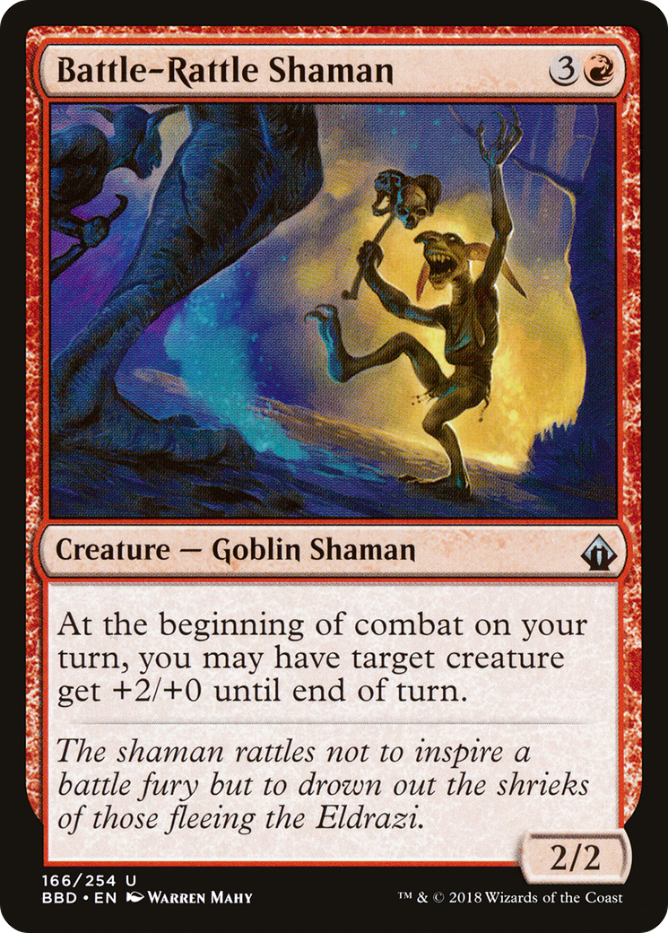 Magic: The Gathering - Battle-Rattle Shaman Foil - Battlebond