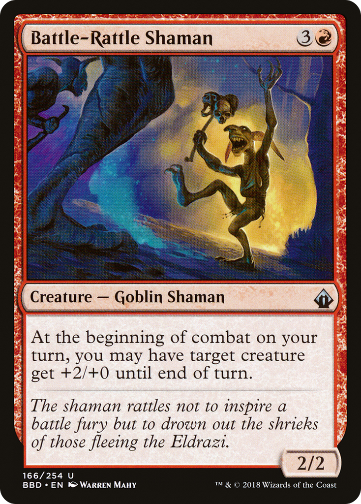 Magic: The Gathering - Battle-Rattle Shaman Foil - Battlebond