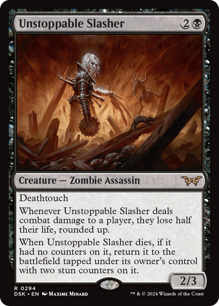 Magic: The Gathering - Unstoppable Slasher Foil - Duskmourn: House of Horror