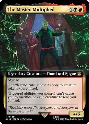 Magic: The Gathering - The Master, Multiplied - Doctor Who