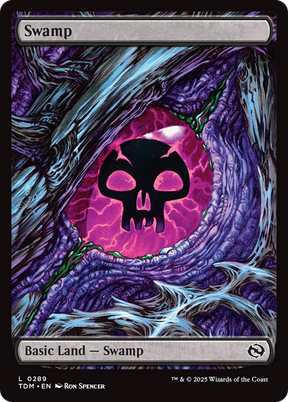 Magic: The Gathering - Swamp #289 Foil - Tarkir: Dragonstorm