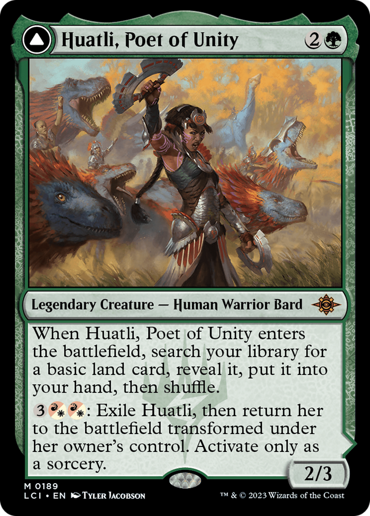 Magic: The Gathering - Huatli, Poet of Unity // Roar of the Fifth People - The Lost Caverns of Ixalan