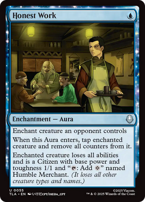 Magic: The Gathering - Honest Work - Avatar: The Last Airbender