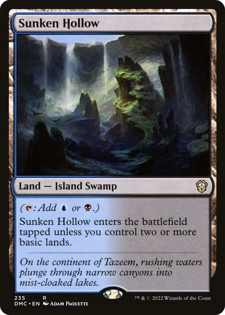 Magic: The Gathering - Sunken Hollow - Dominaria United Commander