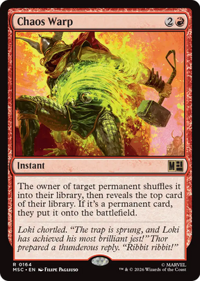 Magic: The Gathering - Chaos Warp - Marvel Super Heroes Commander