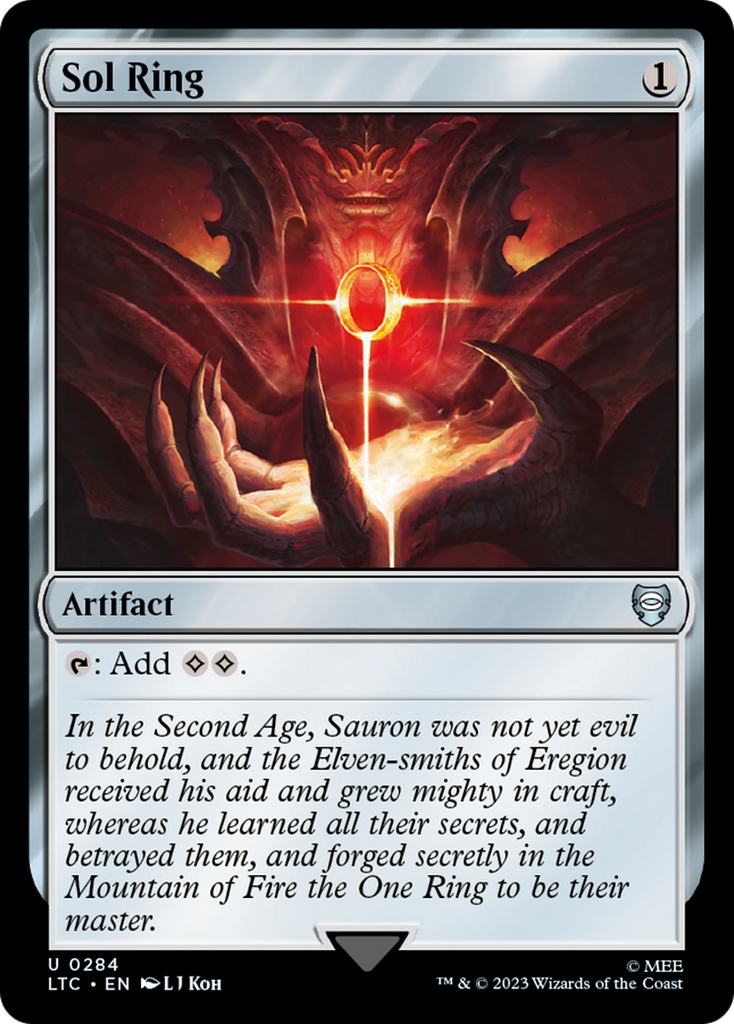Magic: The Gathering - Sol Ring - Tales of Middle-earth Commander