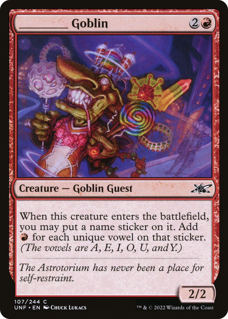 Magic: The Gathering - _____ Goblin - Unfinity