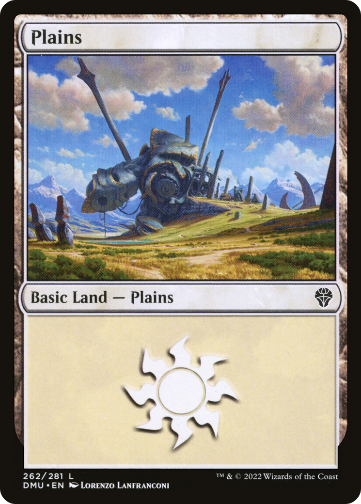 Magic the Gathering - Plains #262 Foil - Dominaria United