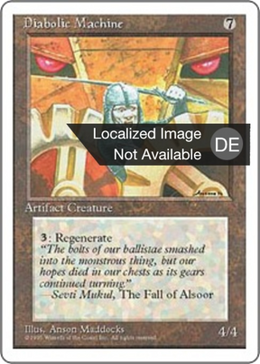 Magic: The Gathering - Teufelsmaschine - Fourth Edition