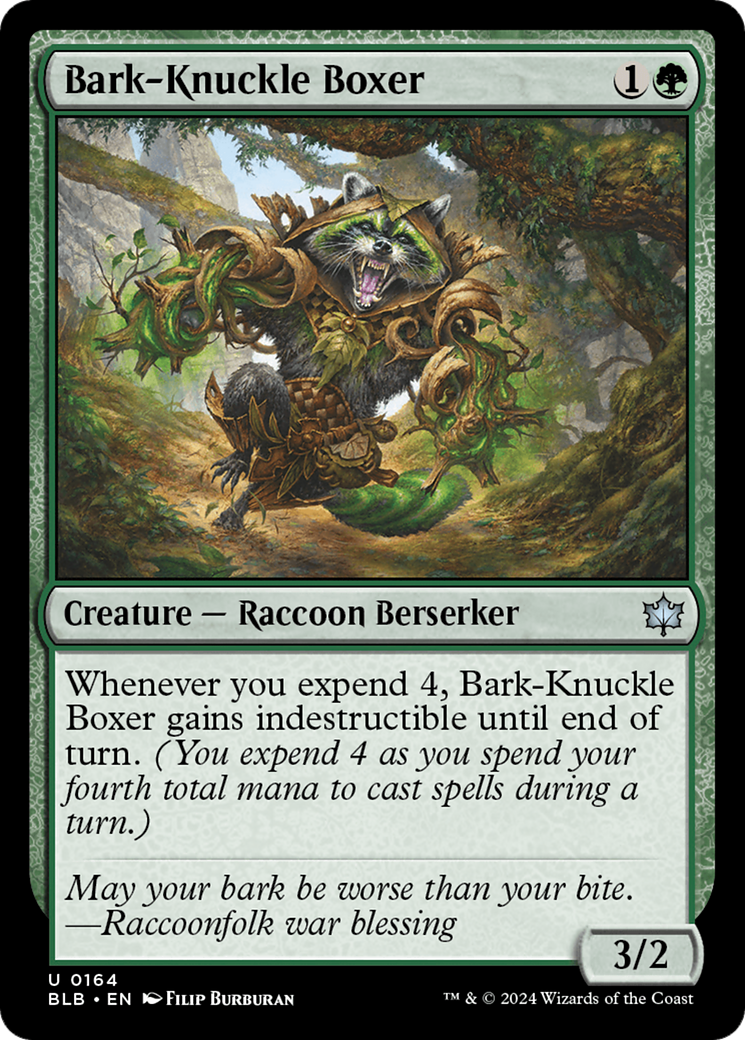Magic: The Gathering - Bark-Knuckle Boxer Foil - Bloomburrow