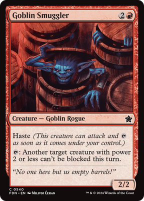Magic: The Gathering - Goblin Smuggler - Foundations
