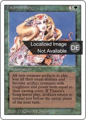 Magic: The Gathering - Titanias Lied - Revised Edition