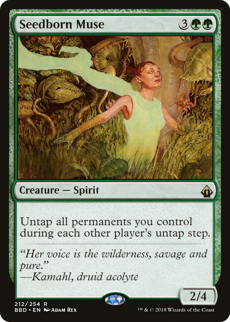 Magic: The Gathering - Seedborn Muse Foil - Battlebond