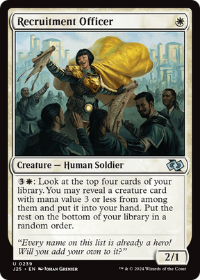 Magic: The Gathering - Recruitment Officer - Foundations Jumpstart