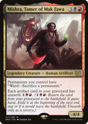 Magic: The Gathering - Mishra, Tamer of Mak Fawa Foil - The Brothers' War