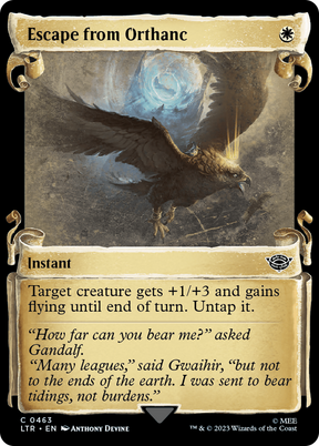Magic: The Gathering - Escape from Orthanc Foil - The Lord of the Rings: Tales of Middle-earth