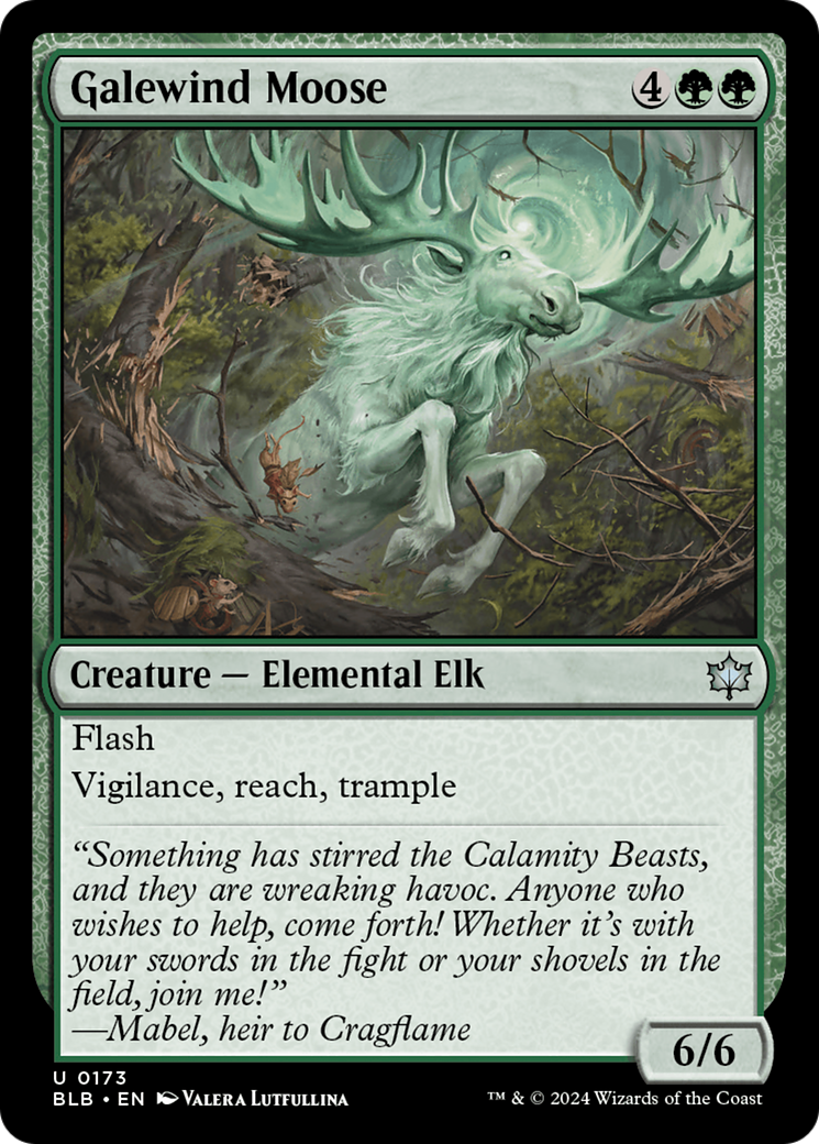 Magic: The Gathering - Galewind Moose Foil - Bloomburrow