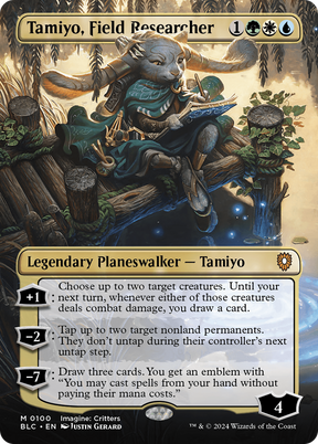 Magic: The Gathering - Tamiyo, Field Researcher Foil - Bloomburrow Commander
