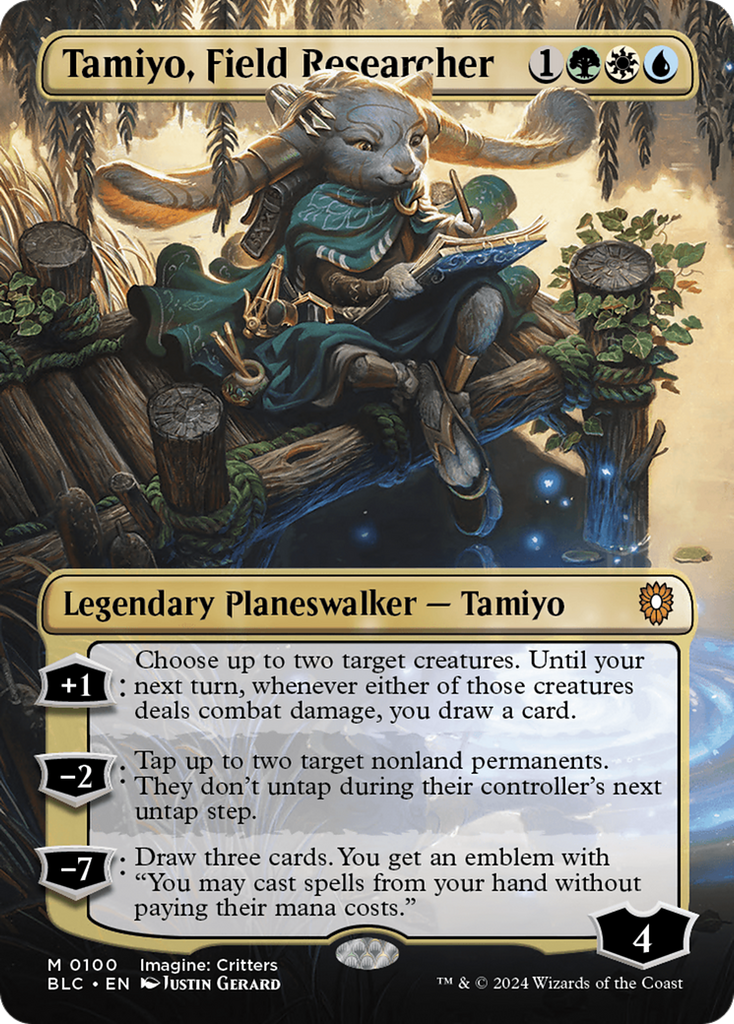 Magic: The Gathering - Tamiyo, Field Researcher Foil - Bloomburrow Commander