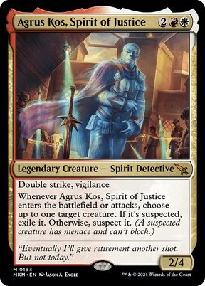 Magic: The Gathering - Agrus Kos, Spirit of Justice - Murders at Karlov Manor